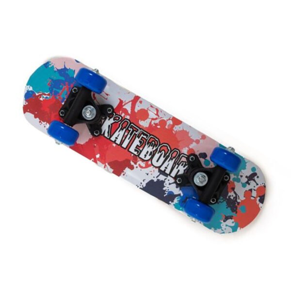 patineta 20-02 2 Patineta Mini Skate De Madera Antideslizante Infantil 42 x 12,5 cm Love