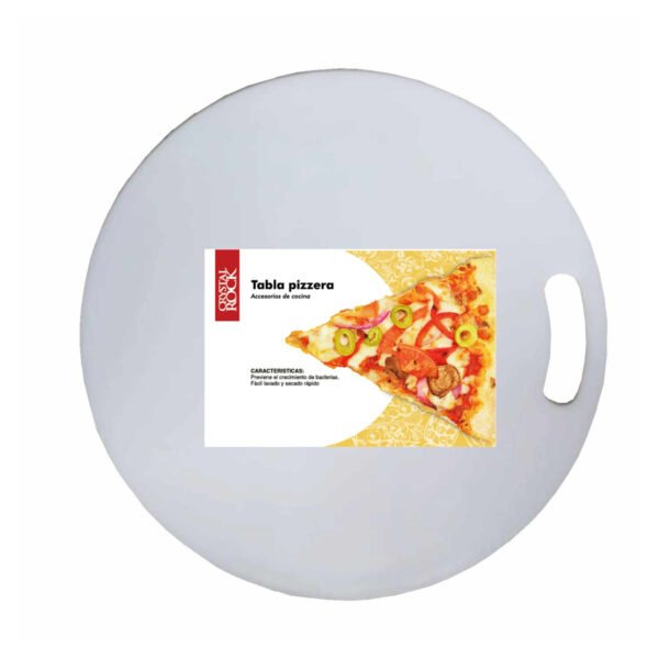 Tabla Pizzera De Plastico 34 Cm Bandeja Pizza Crystal Rock