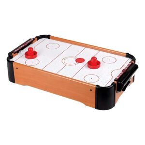 Juego Tejo De Mesa Mini Air Hockey A Pila Con Aire