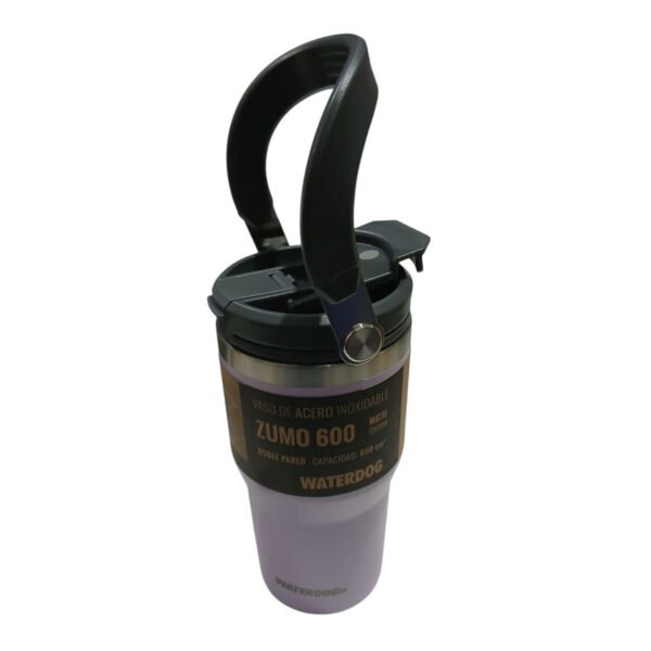 vaso zumo 600 ps 1 Vaso Termico Acero Inoxidable Zumo 600 Ml Manija Waterdog