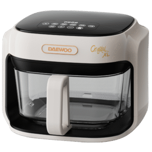 Freidora De Aire Crystal Xl 7 Lts Vidrio Daewoo Saludable