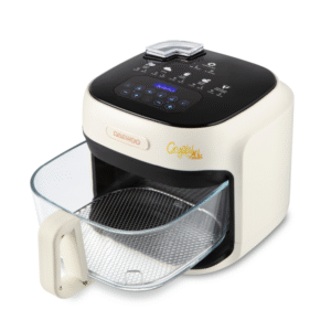 Freidora De Aire 7 Lts Crystal Xl Steam Con Vapor Daewoo