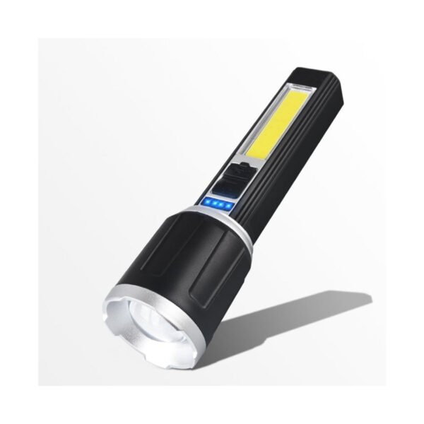 linterna ALP-EN-09 2 Linterna Led Tactica 120 Lumens Recargable Usb 4 Modos Luz Alpaca