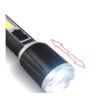 linterna ALP-EN-09 3 Linterna Led Tactica 120 Lumens Recargable Usb 4 Modos Luz Alpaca