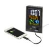 Reloj Despertador Termometro Con Función De Carga Usb - Imagen 2