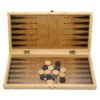 ajedrez GMP5001 7 Ajedrez Backgammon Damas 3 En 1 Madera Plegable Viaje Grande