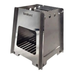 Bio Calentador Encastrable A Biomasa Para Camping Broksol