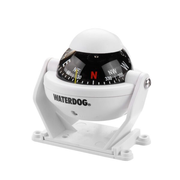 Brujula Nautica Waterdog Compas Con Iluminador 12v Y Soporte