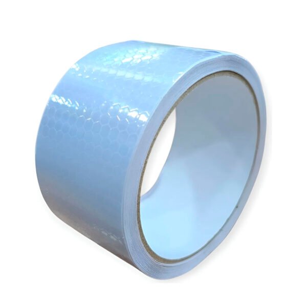 cinta reflectiva blanca 1 Cinta Reflectiva 5 cm Rollo De 5 Metros Auto Moto Camion