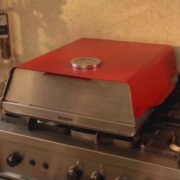 Horno Pizzero Portatil Para Cocina Hornalla Pizzas Brogas