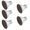 lampara 6813 pack x 5 1 Lampara Led Dicroica 7w (50w) Pack 5 Luz Blanco Fria Candela