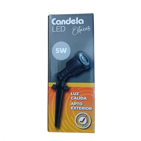 lampara 7234 2 Set 5 Lamparas Estaca Luz Led Exterior Jardin Parque Calida