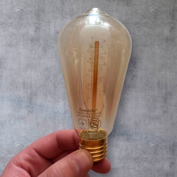Pack 5 Lampara Vintage Incandescente 24w Lamparita Luz Cálid