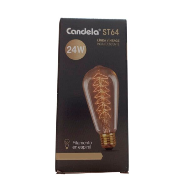 Pack 5 Lampara Vintage Incandescente 24w Lamparita Luz Cálid