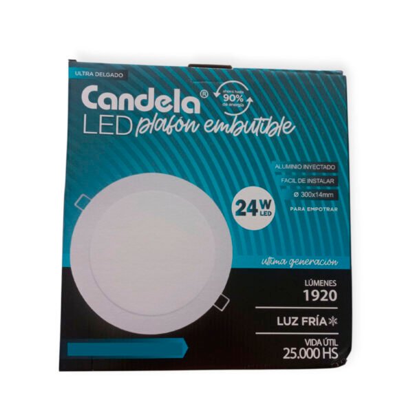 led plafon 7262 4 Panel Plafon Led Embutir Empotrar Pack X 5 Luz Fria 30cm 24w