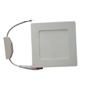 Plafon Led Backlight Cuadrado Base 6w Luz Fría Candela