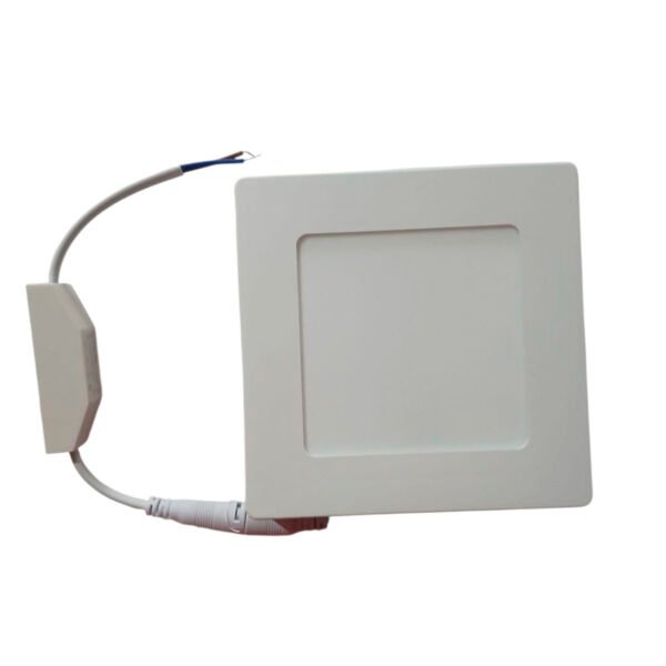 Plafon Led Backlight Cuadrado Base 6w Luz Fría Candela