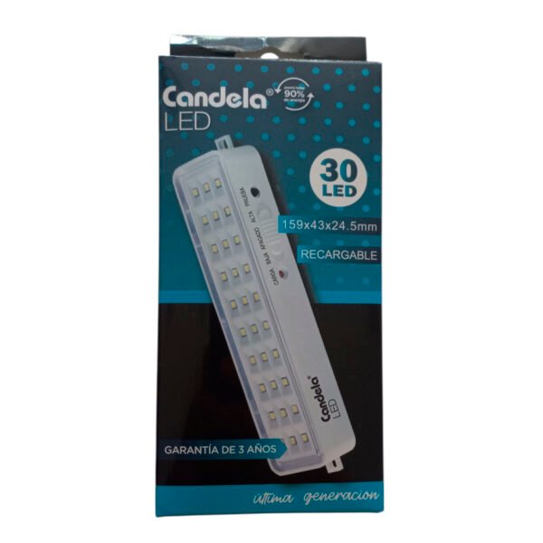 Pack X 5 Luz Emergencia 30 Leds Compacta Chica Recargable