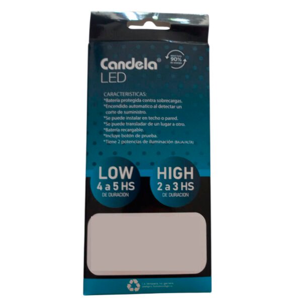 Pack X 5 Luz Emergencia 30 Leds Compacta Chica Recargable