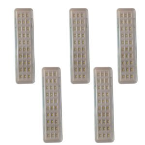 Pack X 5 Luz Emergencia 30 Leds Compacta Chica Recargable