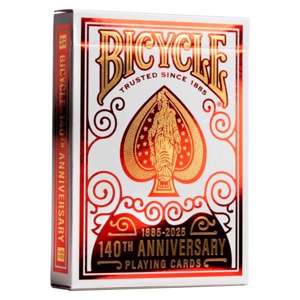 Mazo De Naipes Bicycle Aniversario 140 Años 1885 Cartas Baraja Poker Magia