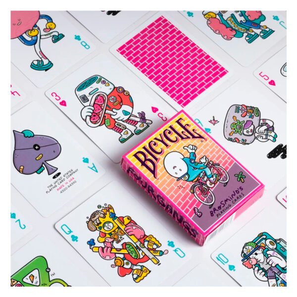 naipe bicycle brosminds 3 Mazo De Naipes Bicycle Brosmind Four Gangs Cartas Poker Baraja Magia