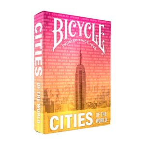 Mazo De Naipes Bicycle Cities Of The World Cartas Baraja Poker Magia