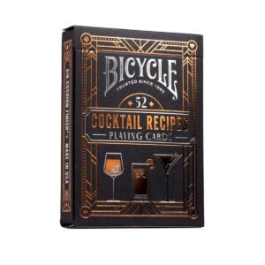 Mazo Naipes Bicycle Poker Cocktail Cartas Con Recetas Baraja Magia