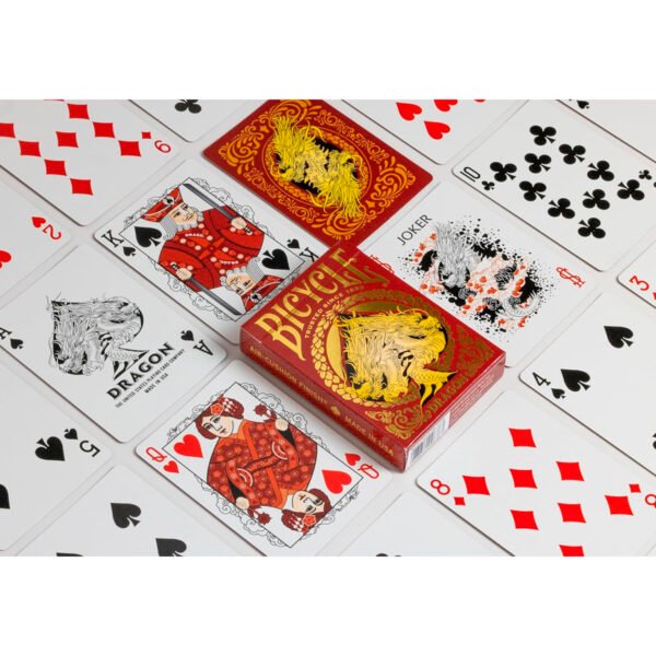 Mazo De Cartas Bicycle Dragon Naipes Poker Baraja Coleccionable Magia