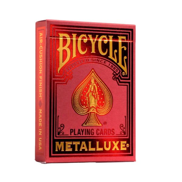 Mazo De Naipes Bicycle Poker Metalluxe Cartas Baraja Magia