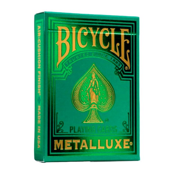 Mazo De Naipes Bicycle Poker Metalluxe Cartas Baraja Magia