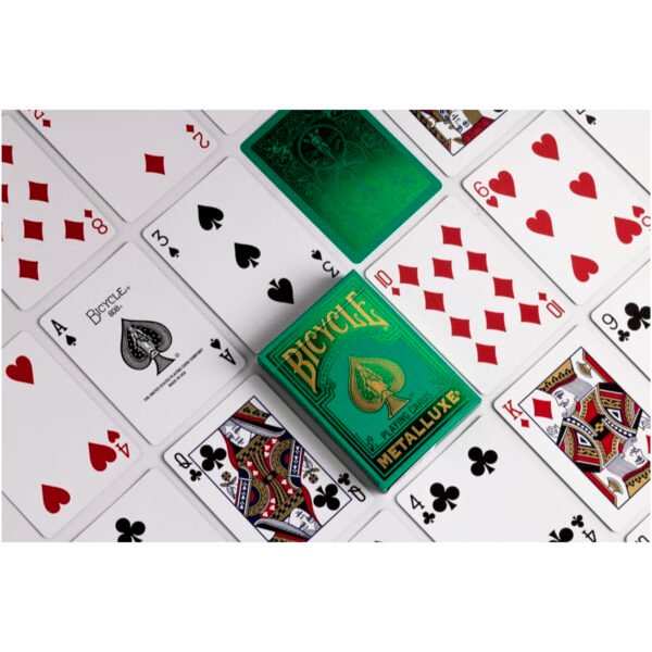 Mazo De Naipes Bicycle Poker Metalluxe Cartas Baraja Magia