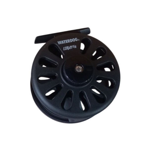 Reel Pesca Mosca Waterdog Limay Linea 5-6 Grafito Carrete Ex
