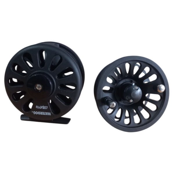 Reel Pesca Mosca Waterdog Limay Linea 5-6 Grafito Carrete Ex