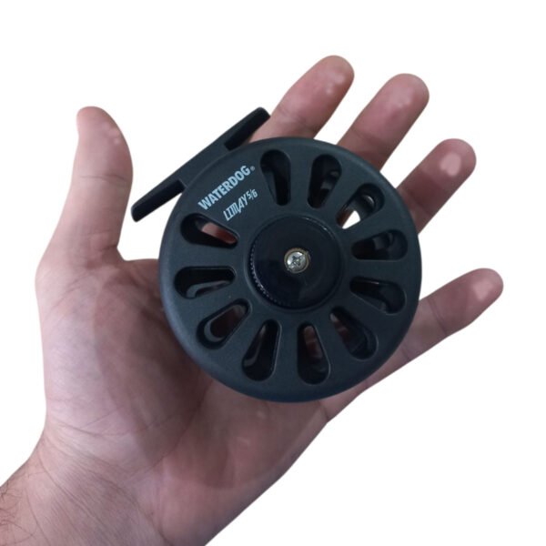 Reel Pesca Mosca Waterdog Limay Linea 5-6 Grafito Carrete Ex
