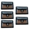 Pack 5 Reflector Solar 5w Luz Fria Led Sensor Movimiento Ext