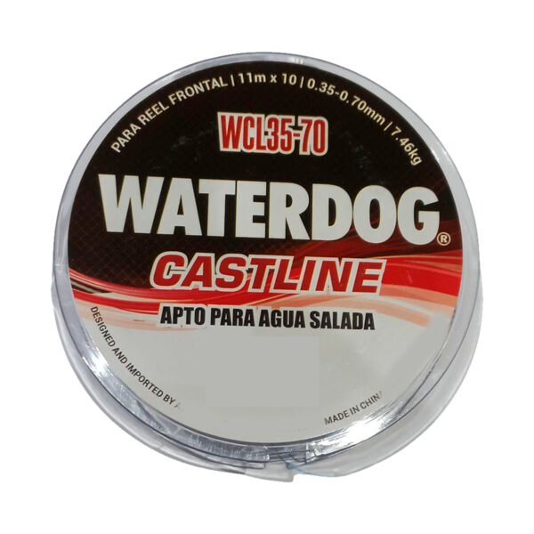 Salida Chicote Pesca Waterdog 11 metros de 0.35 a 0.70mm