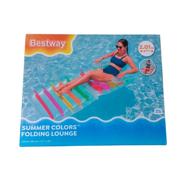 Colchoneta Sillon Inflable 2 En 1 Flotador Pileta Bestway