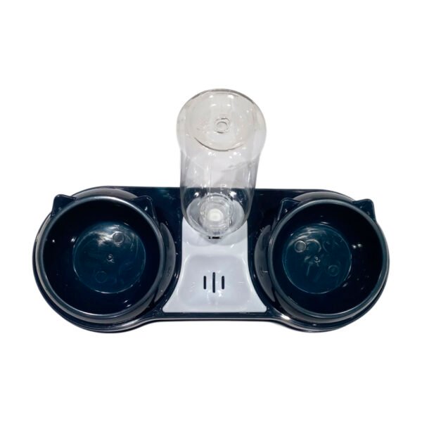 Comedero Para Mascotas Doble Con Bebedero Bowls Gatos Perros