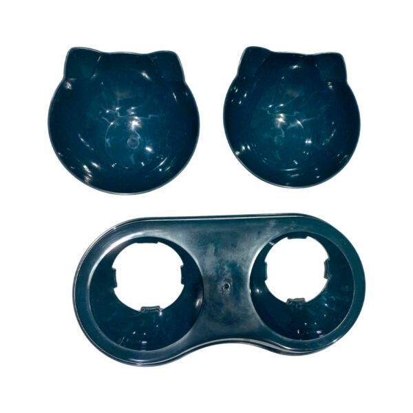 comedero 57918011 2 Comedero Doble Bowl Para Mascotas Perro Gato Antideslizante
