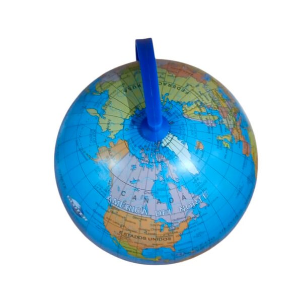 Globo Terraqueo 10 Cm Politico Meridiano Y Base Plastica