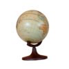 Globo Terraqueo 10 Cm Sepia Politico Meridiano Base Plastica