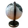 globo 142m 2 Globo Terraqueo 14 cm Base Metalica Mapa Blanco Negro
