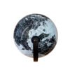 globo 142m 4 Globo Terraqueo 14 cm Base Metalica Mapa Blanco Negro