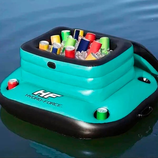 Conservadora Inflable Hielera Piscina Flotante Vasos Bebidas