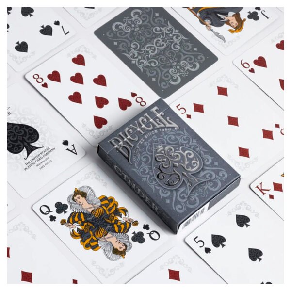 naipe bicycle cinder 3 Baraja Cartas Bicycle Cinder Mazo Naipes Poker Magia