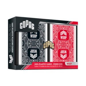 Juego De Cartas Plastico Poker 2 Mazos Copag Naipes Baraja
