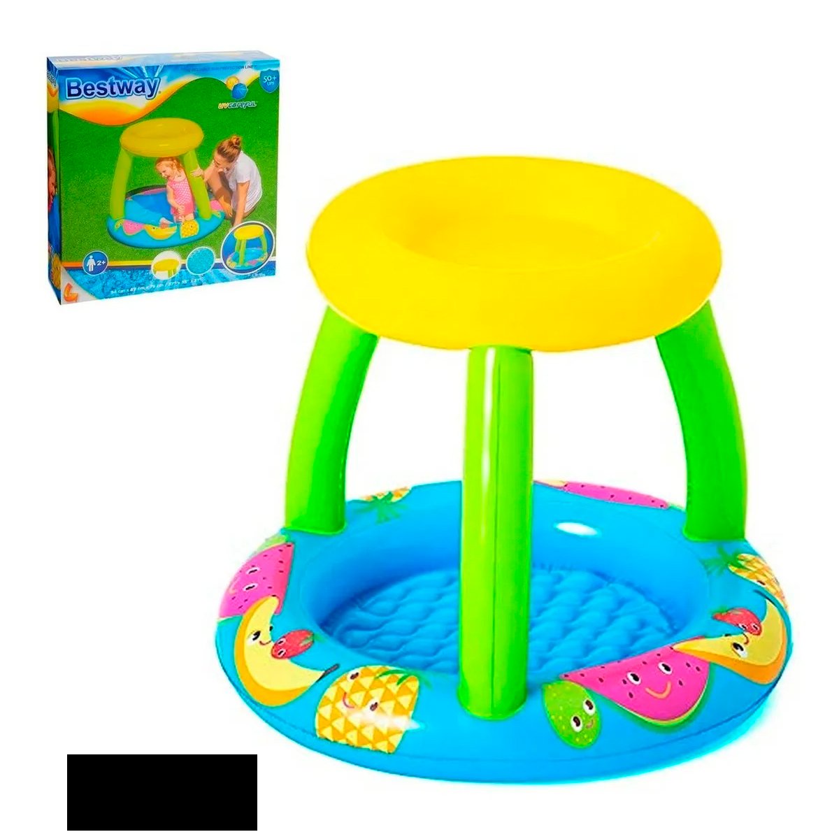 Pileta Con Techo Inflable Bebe Verano Bestway 94x89x79cm - Imagen 2