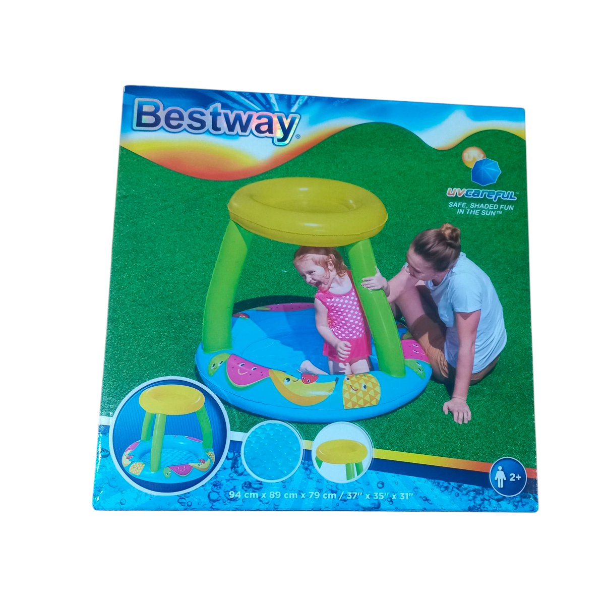 Pileta Con Techo Inflable Bebe Verano Bestway 94x89x79cm - Imagen 3