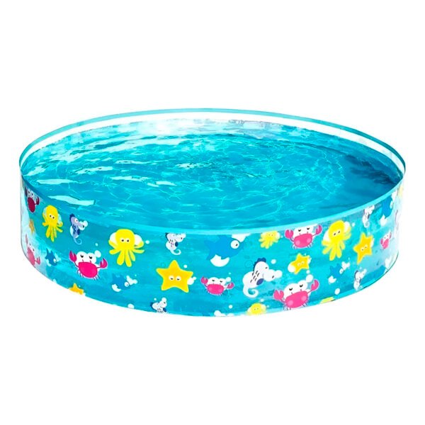 Pileta Semi Rigida Transparente Redonda 122 x 25 cm Bestway